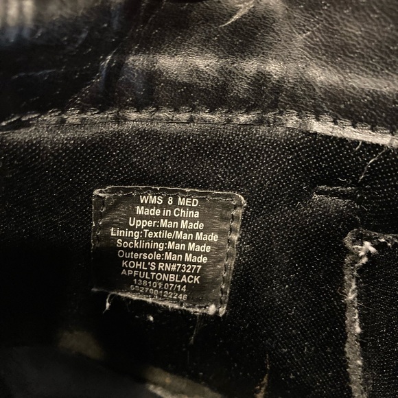 Apt. 9 Black Ankle Boots Size 8M - Picture 4 of 5